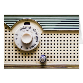 Retro-radio Hälsningskort