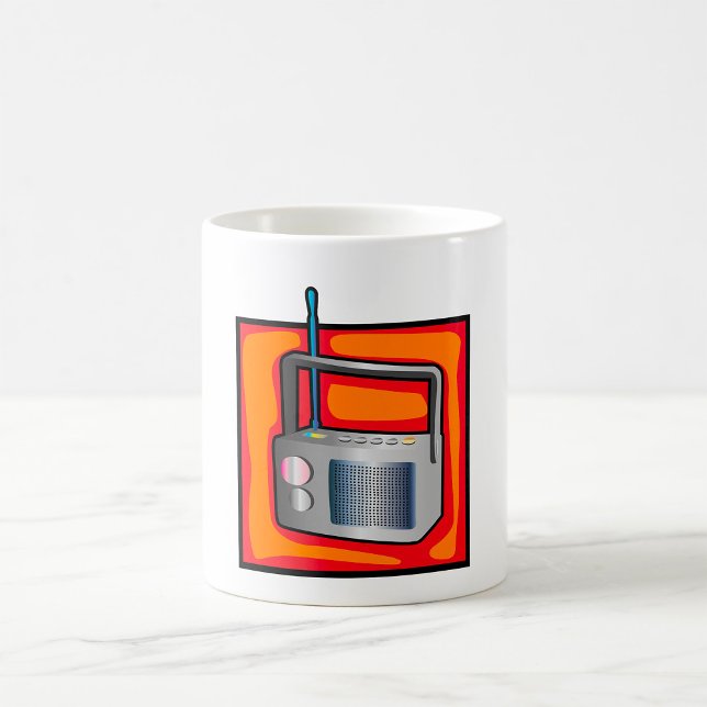 Retro-radio Kaffemugg (Skapare uppladdad)