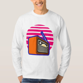 Retro Radio T-Shirt | Vintage Klassisk Musik Grafi