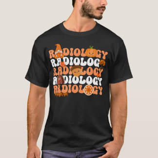 Retro Radiology Pumpkin Radiolog Xray faller mer ä T Shirt