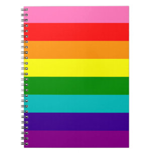 Retro Rainbow 8, Pride Anteckningsbok
