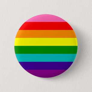 Retro Rainbow 8, Pride Knapp