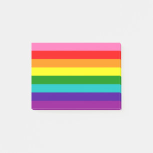 Retro Rainbow 8, Pride Post-it Block