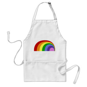 Retro Rainbow Apron Förkläde