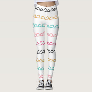 Retro Rainbow Arch Leggings