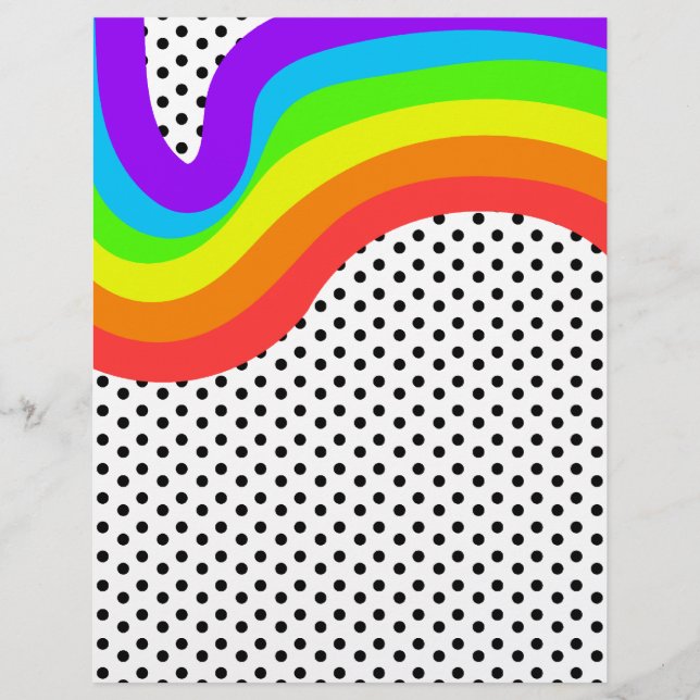 Retro Rainbow AWARD WINNER Letterhead (Framsida)