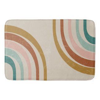 Retro Rainbow Bath Mat Badrumsmatta