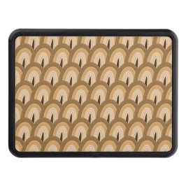 Retro Rainbow Boho Brown Tan Dragkroksskydd