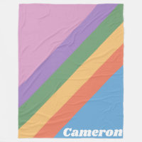Retro Rainbow Diagonal Rand Personlig