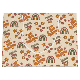 Retro Rainbow Flower Christmas