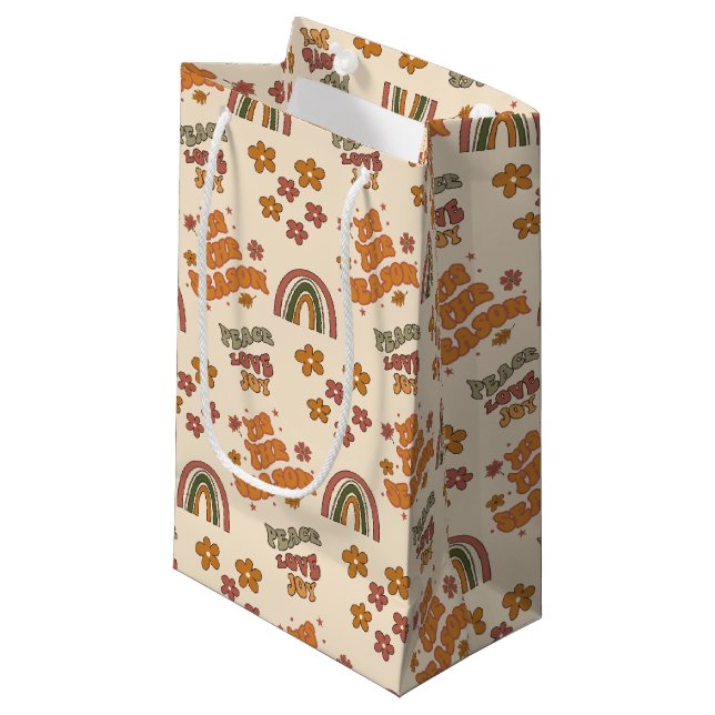 Retro Rainbow Flower Christmas (Framsidan Vinklad)