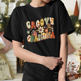 Retro Rainbow Groovy Grandma, Trendig Grandma T Shirt