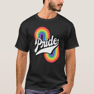 Retro Rainbow Lgbt Pride Gay Lesbisk Bisexual Lgbt T Shirt