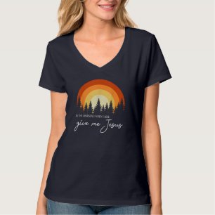 Retro Rainbow på morgonen när jag Stiga upp Ge J T Shirt