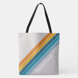 Retro Rainbow Rand Tygkasse