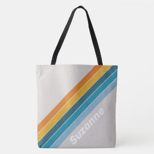 Retro Rainbow Rand Tygkasse