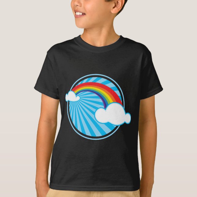 RETRO RAINBOW T-SHIRT (Framsida)