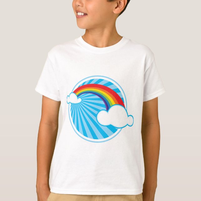 RETRO RAINBOW T-SHIRT (Framsida)