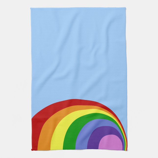 Retro Rainbow Towel Kökshandduk (Vertikal)