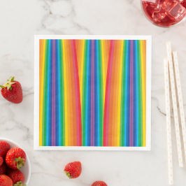 Retro Rainbows Pappra Napkins Pappersservett