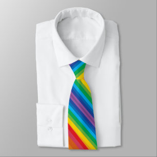 Retro Rainbows Teck Tie Slips