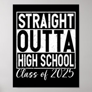 Retro Rak Outat High School Studenten Cl of Poster