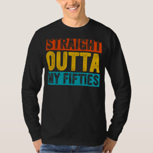 Retro Rak Outta Mina femtio år gamla 60 år gamla T Shirt