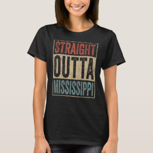 Retro Rak Outta Mississippi T Shirt