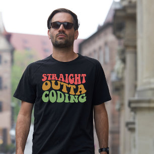 Retro Rak utanför kodning T Shirt