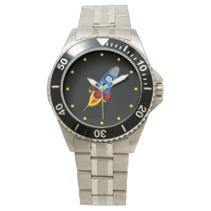 Retro raket armbandsur