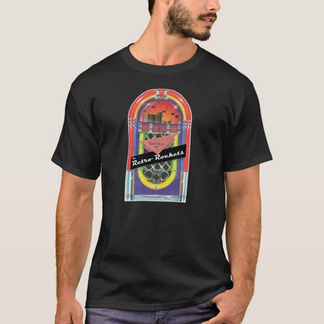 Retro raket t-shirt (Framsida)