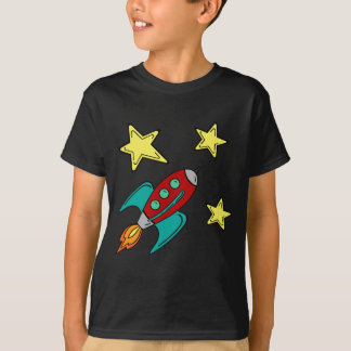 retro raketfraktt-skjorta tee shirt