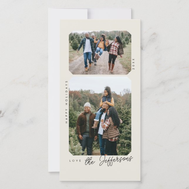 Retro Ram-fotokort för Helgdag (Framsida)