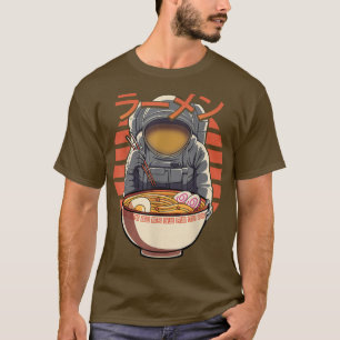 Retro-Ramen Astronaut Japanska Noodles Anime Gift T Shirt