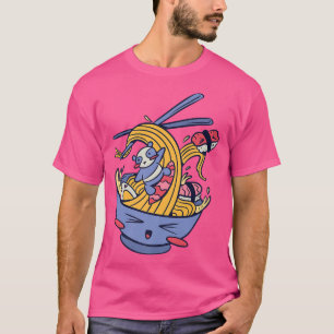 Retro Ramen Surfing Panda - Otaku Anime Manga2768 T Shirt