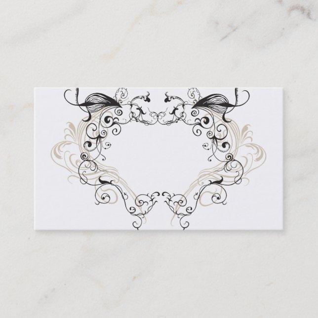 Retro ramvisitkort visitkort (Framsida)