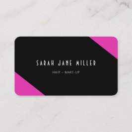 Retro Rand - 80-talets svart rosa Visitkort