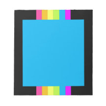 Retro Rand-Anteckningsblock (svartvitt, flera)