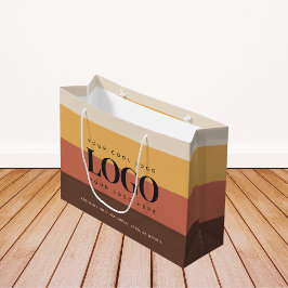 Retro Rand Colorful Add Anpassningsbar Business Lo