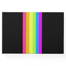 Retro Rand Guest Bok (Black & Neon Multi)
