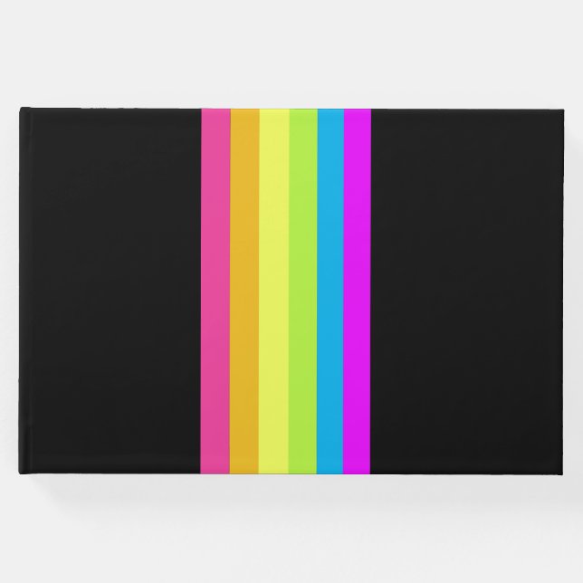 Retro Rand Guest Bok (Black & Neon Multi) (Framsida)