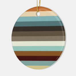 Retro Rand Julgransprydnad Keramik