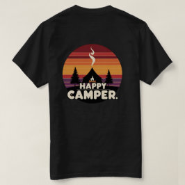 Retro Rand Lycklig Camper - Classic Vintage Vibes T Shirt