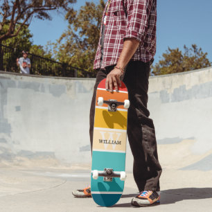 Retro Rand Monogram Mini Skateboard Bräda 18,5 Cm