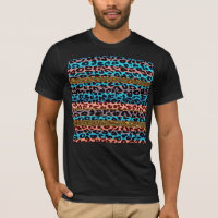 Retro rand mönster leopard päls struktur