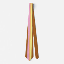 Retro Rand Neck Tie (Orange Multi) Slips