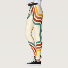 Retro Rand Rainbow Vintage Leggings
