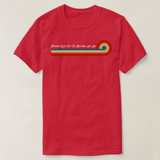 Retro Rand Skapar Kärlek ur ingenting alls i Fu T Shirt (Design framsida)