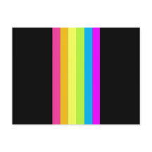 Retro Rand-vykort (svartvitt och nyanser)