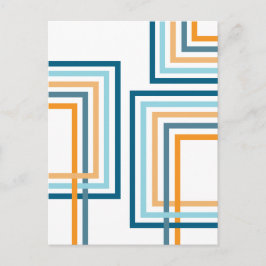Retro ränder 2 (2) Abstrakt design Vykort
